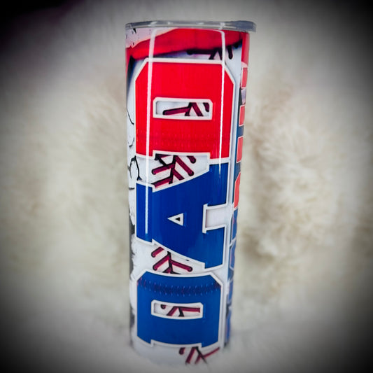 20oz tumbler - Baseball Dad