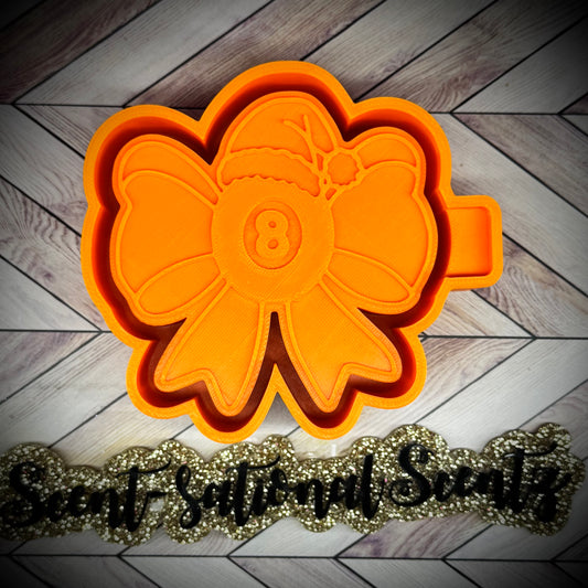 Xmas 8-Ball Bow mold
