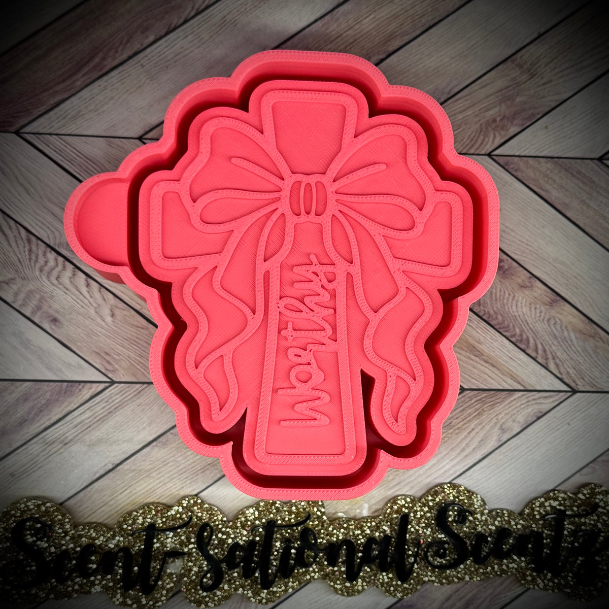 Worthy Cross w/bow mold