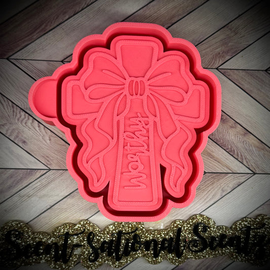 Worthy Cross w/bow mold(854)
