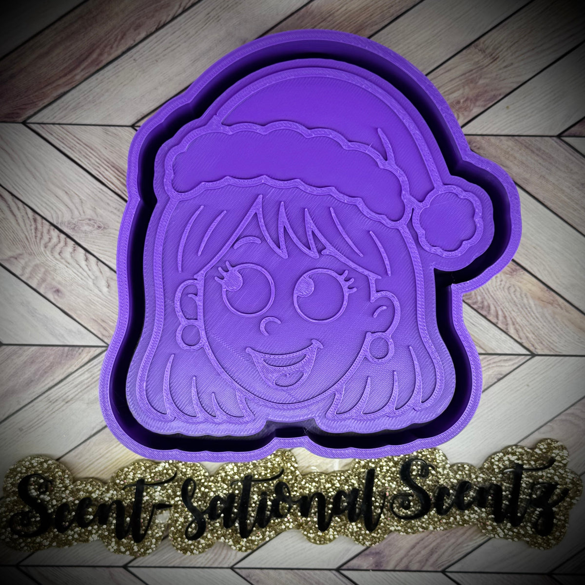 Lizzy w/Santa Hat mold