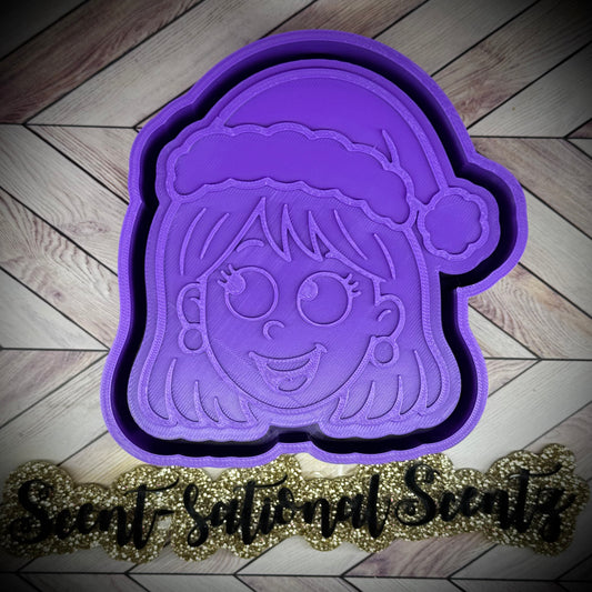Lizzy w/Santa Hat mold