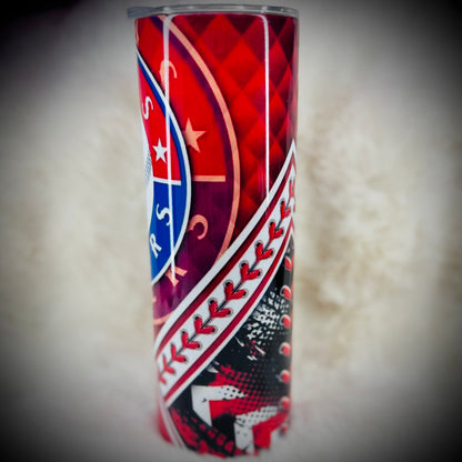 20oz tumbler - TX Rangers