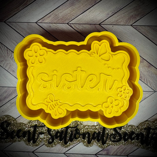 Cute Sister Frame mold
