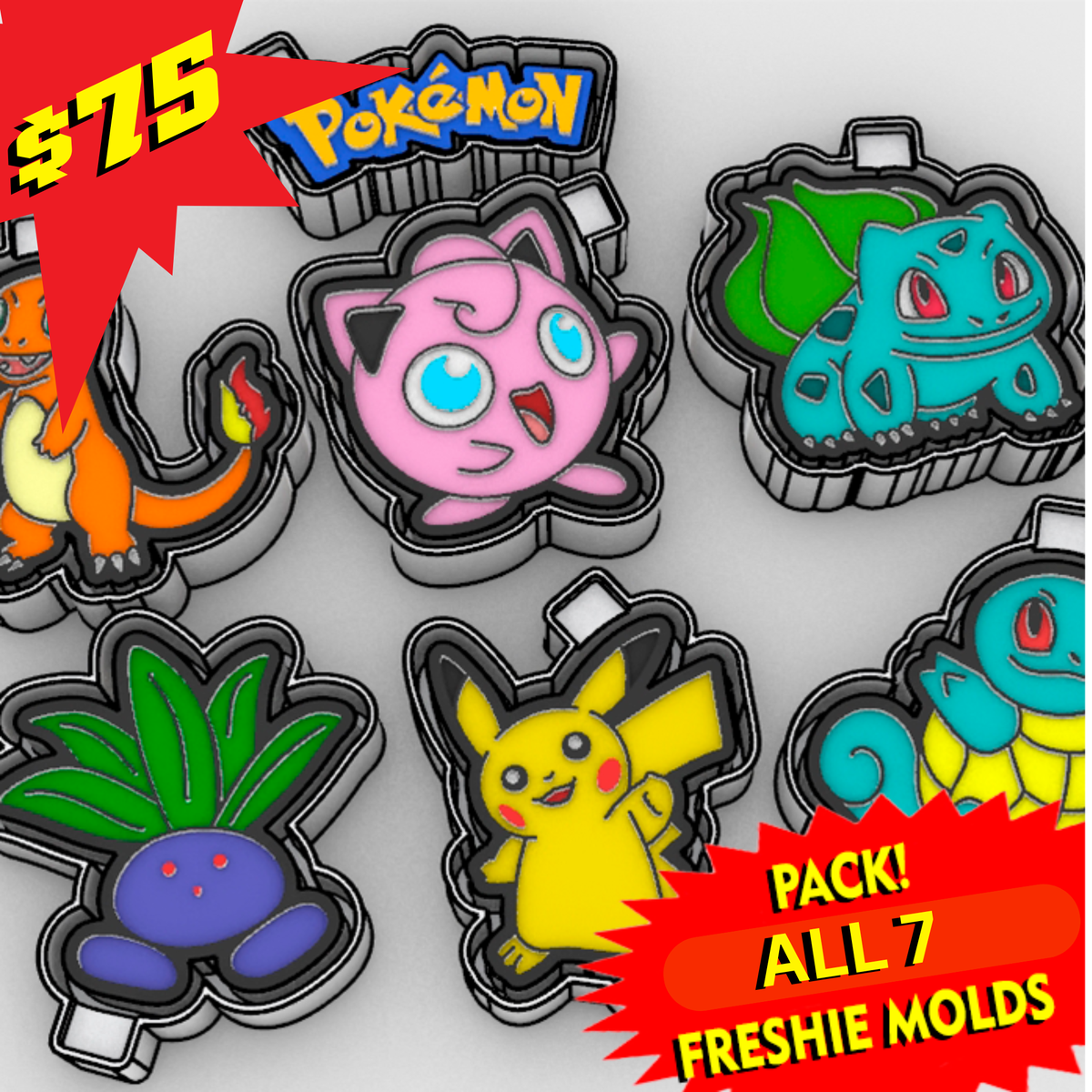 Pok-e-mon mold bundle