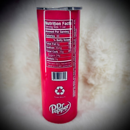 20oz tumbler - Dr. Pepper can