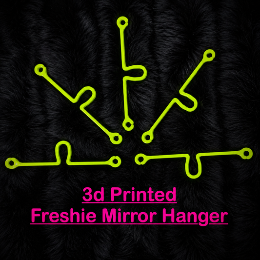 3d printed car charm/freshie hangers 5ct