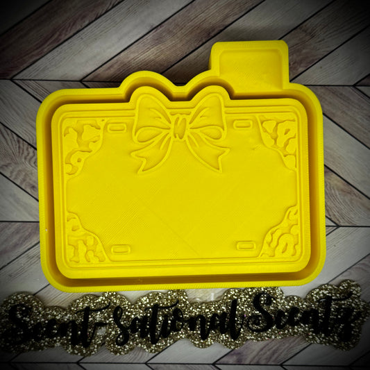 Leopard License Plate mold