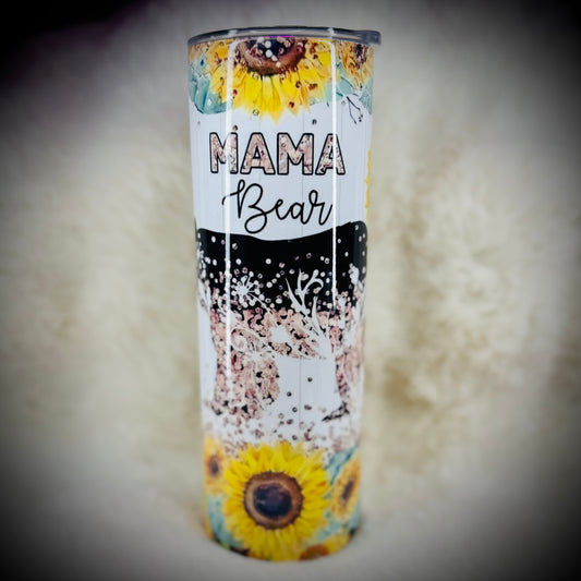 20oz tumbler - Mama bear