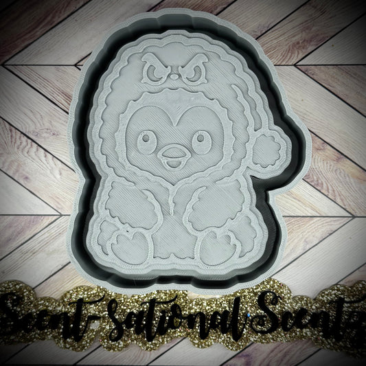 Penguin in Grinch Suit mold