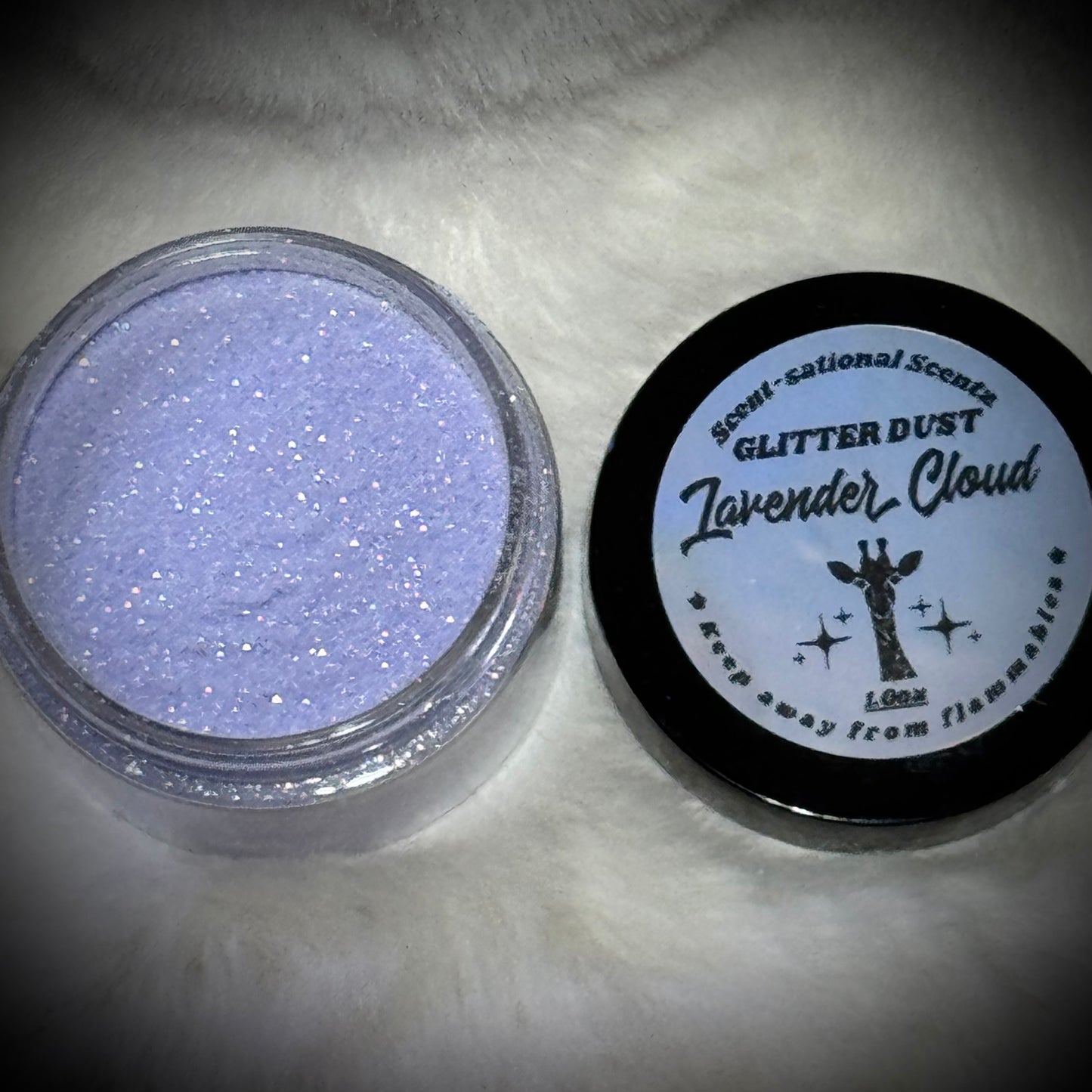 Lavender Cloud glitter dust