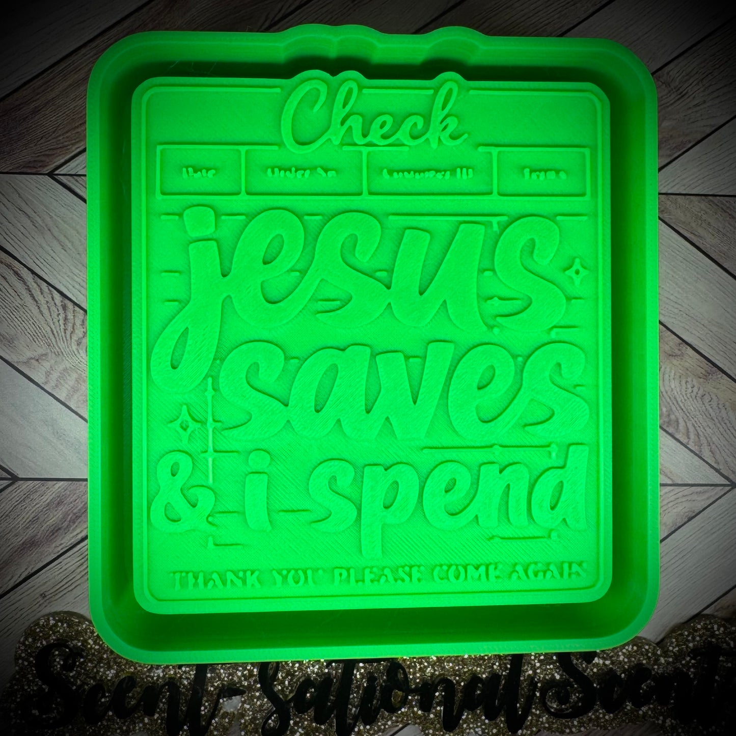 Jesus Saves & I Spend mold
