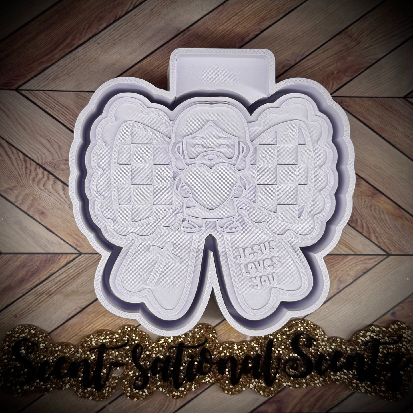 Jesus Loves You Bow mold(530)