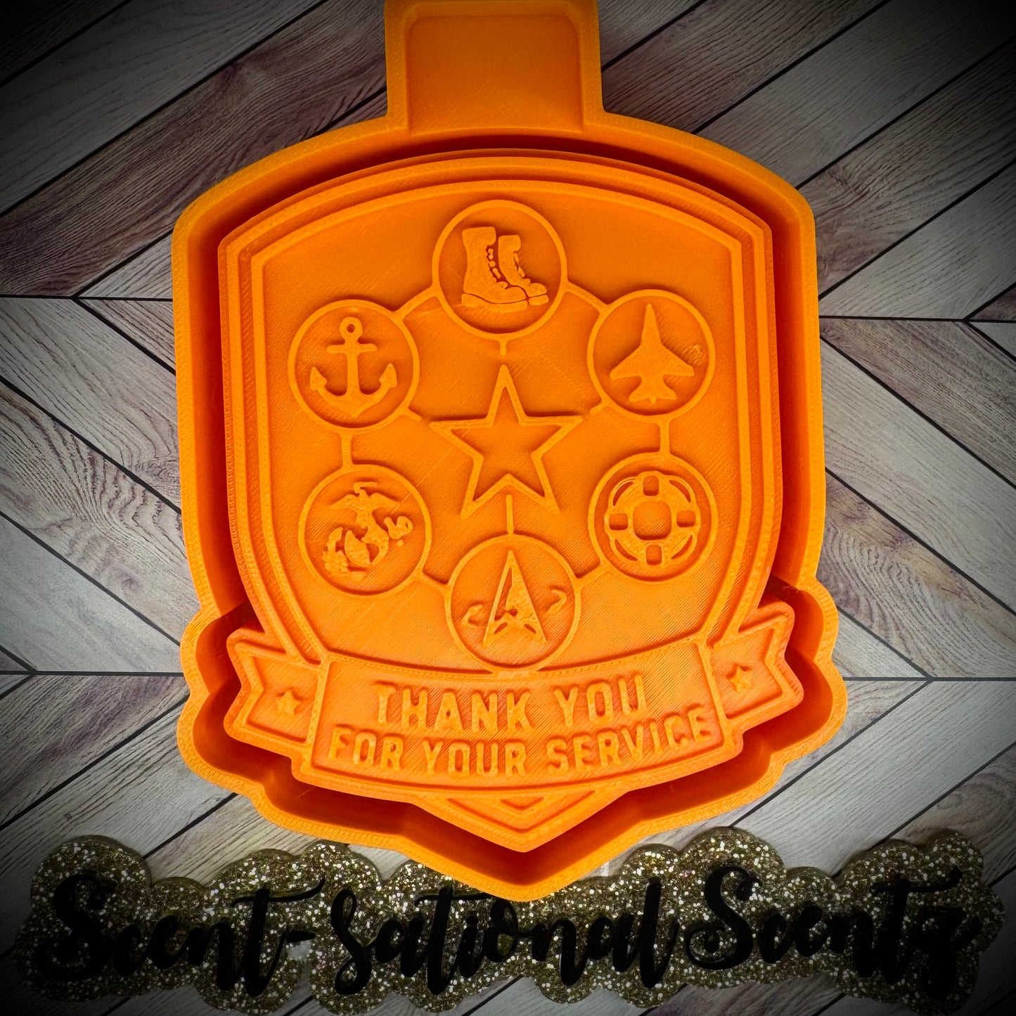 Thank All Service Members mold