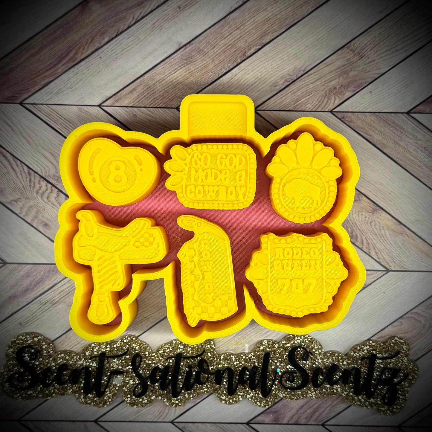 Cutesy Western Freshie Charm Minis mold