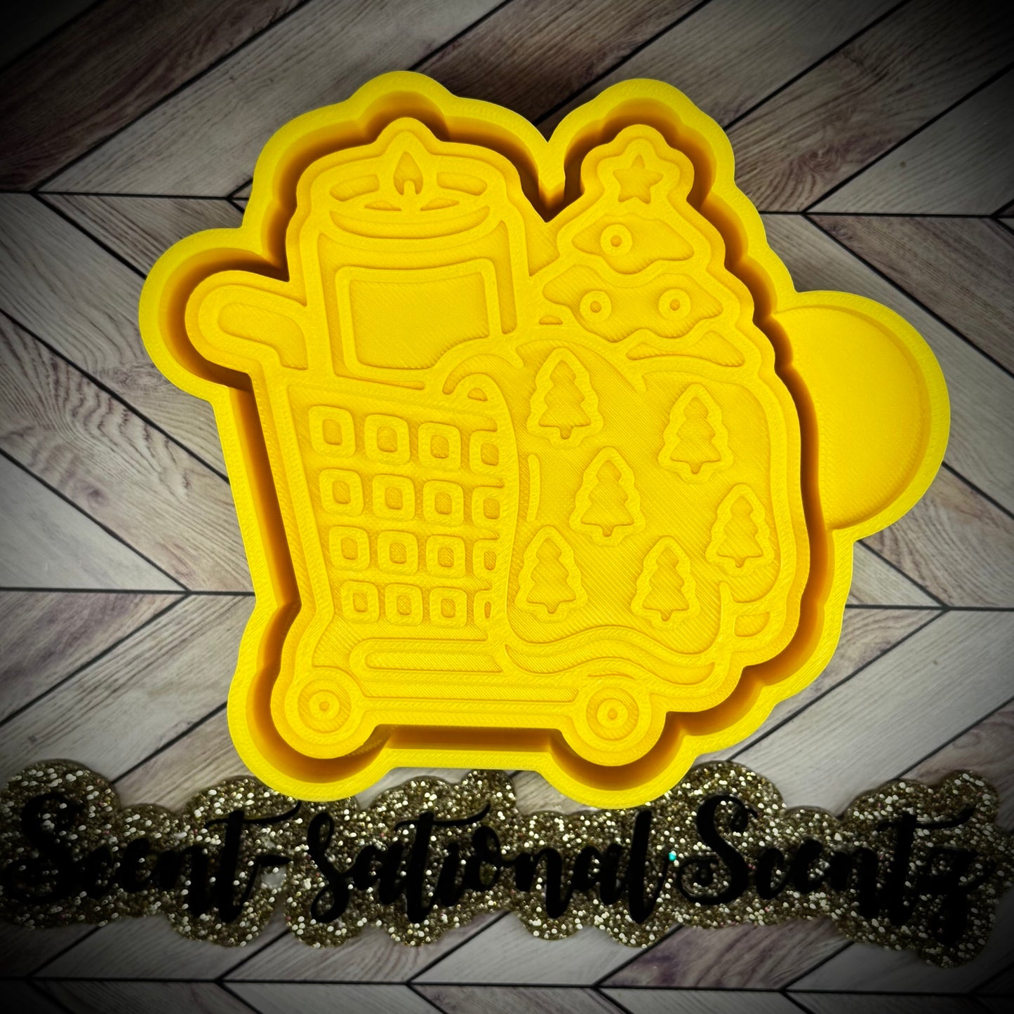 Xmas Shopping Cart mold