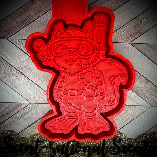 Scuba Squirrel mold