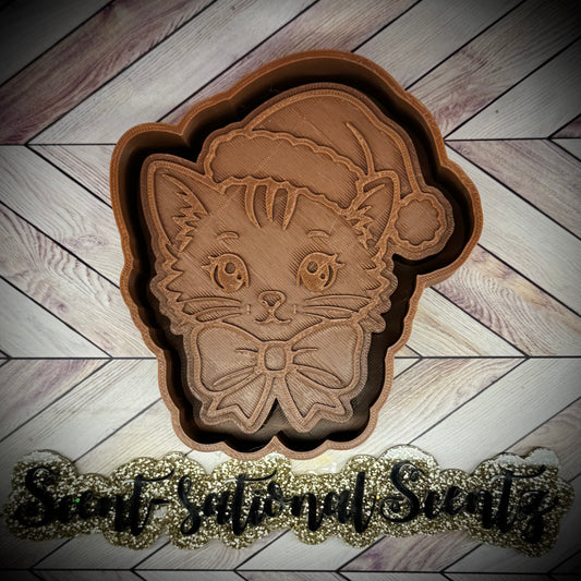 Christmas Hat Kitten mold