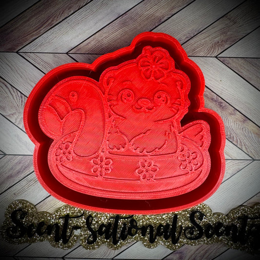 Otter on a Floatie mold