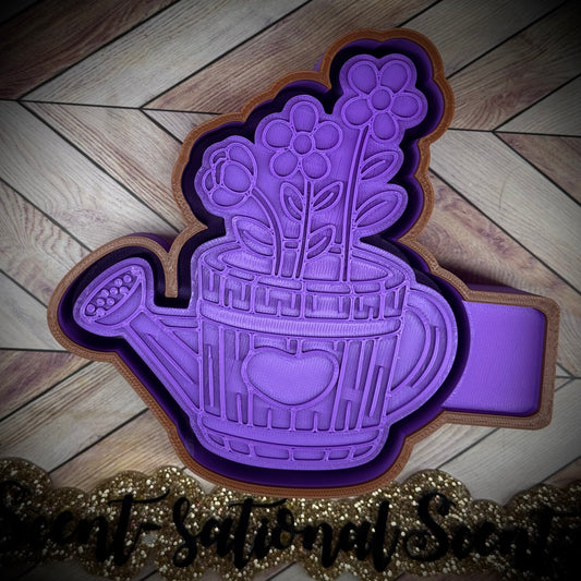 Flower watering can mold