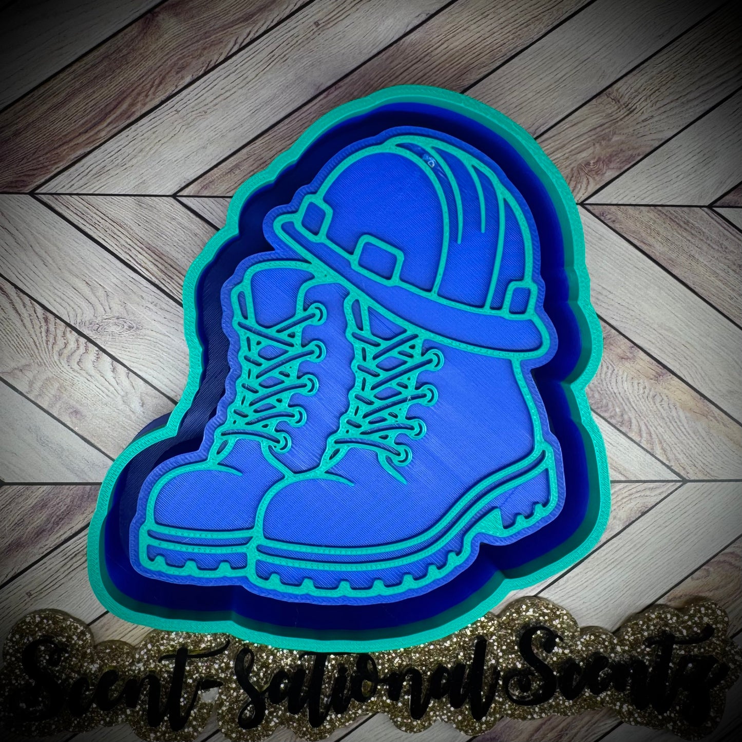 Work Boots & Hardhat mold