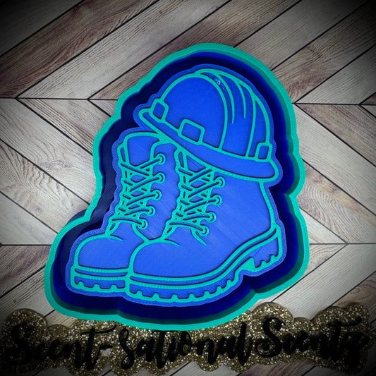 Work Boots & Hardhat mold