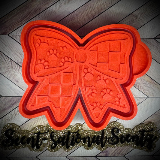 Paw Print Bow mold