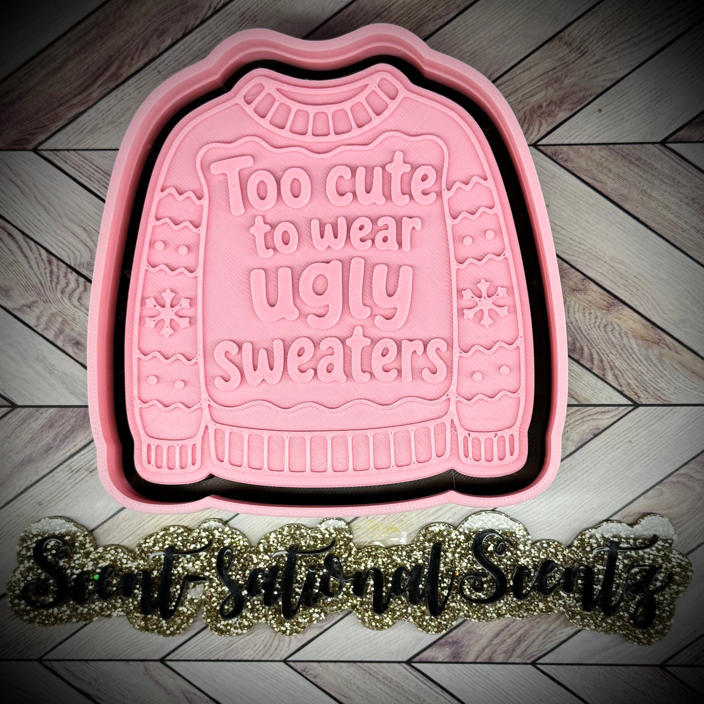 Too Cute to Wear Ugly Sweaters mold