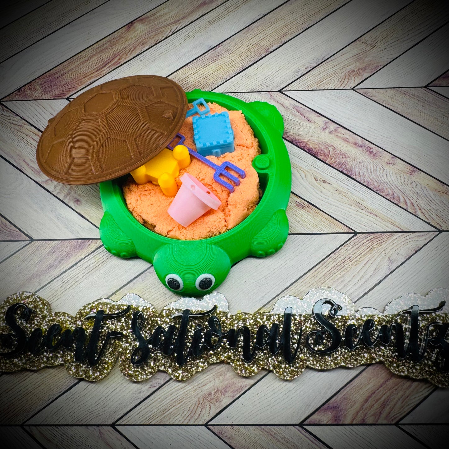 Desk top Turtle sandbox