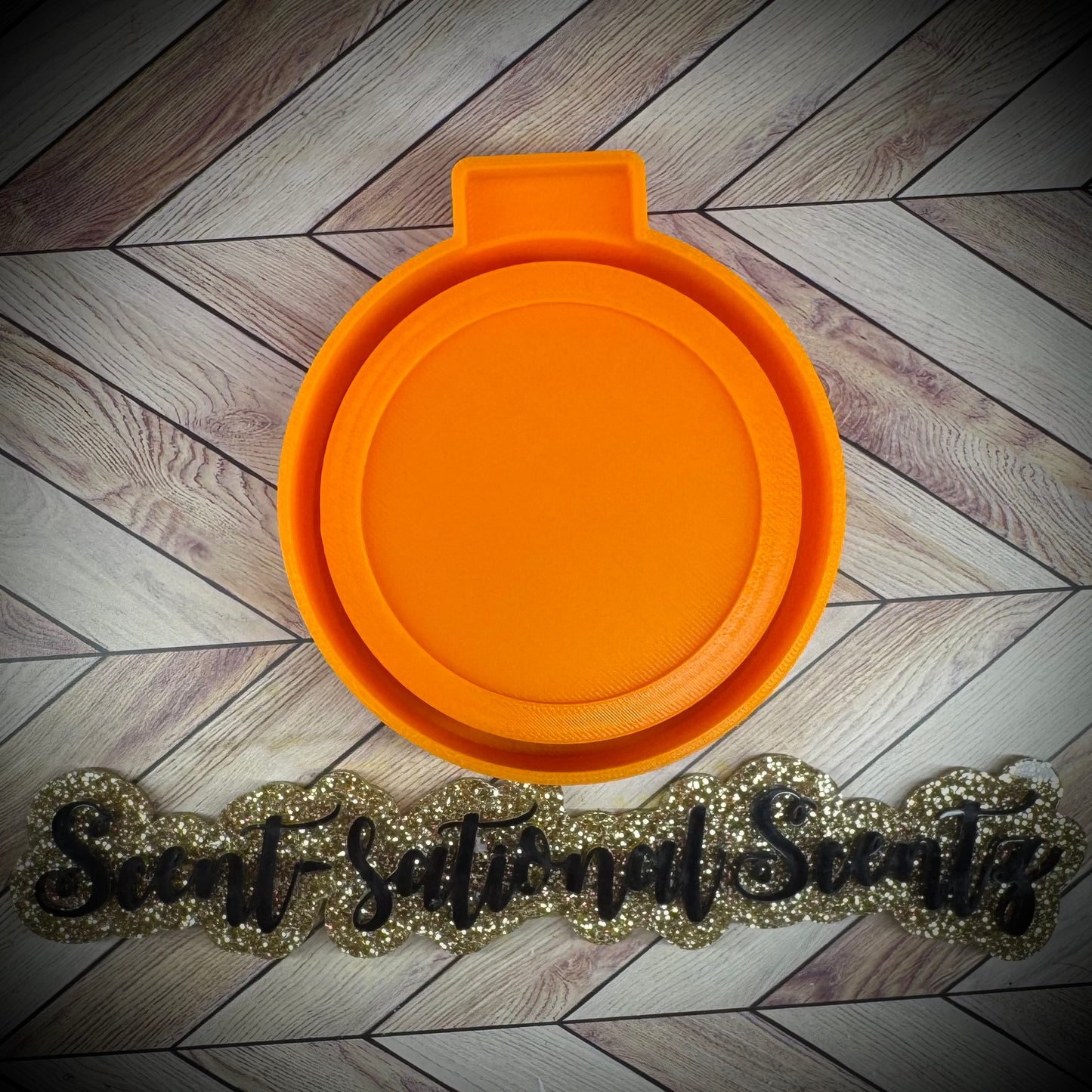 3” round single w/2.5” insert for cardstock