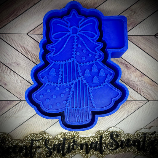 Patchwork Christmas Tree mold(857)