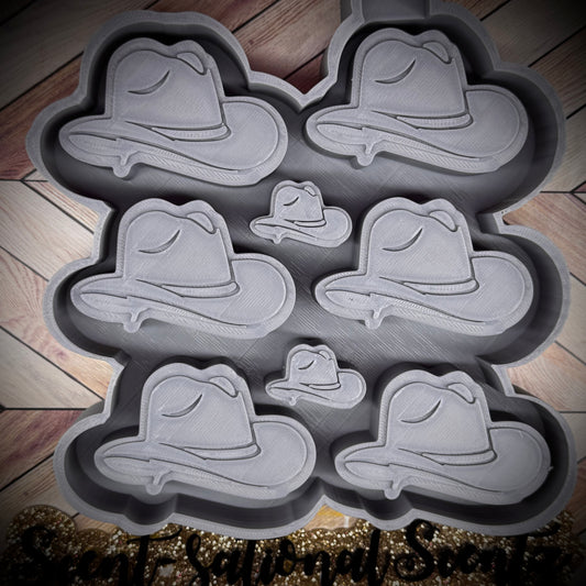 Cowboy Hat Wax cavity mold