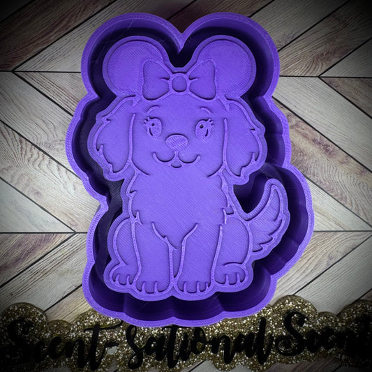 Magical Mouse Ears on Golden Girl Dog mold
