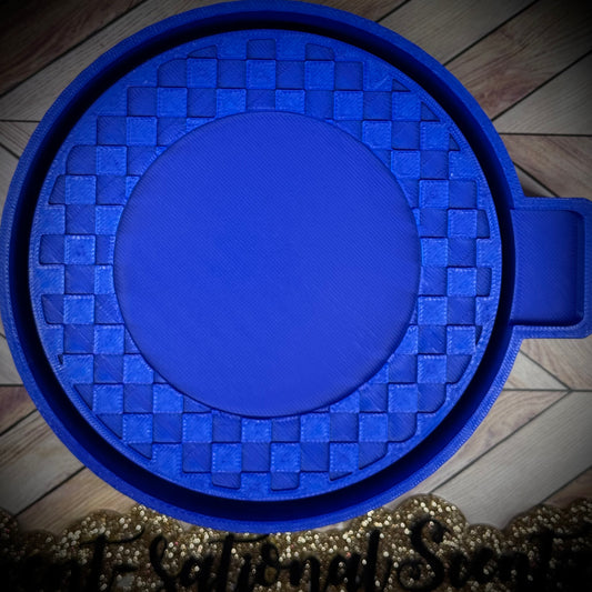 Round Checkered frame mold(449)