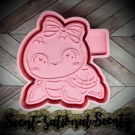 Baby Turtle w/bow mold