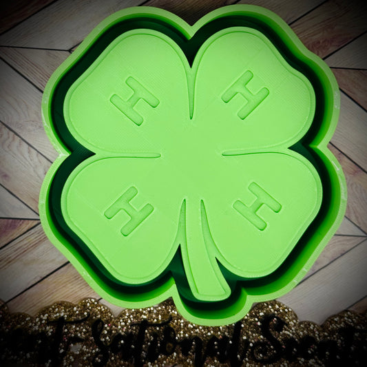 4H Clover(plain) mold(537)