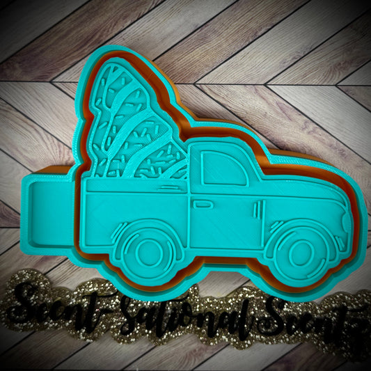 Xmas Snack Cake in a Truck mold