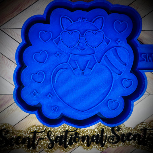 Raccoon V-day mold(293)