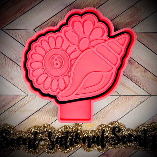 8-ball Concho Shell mold