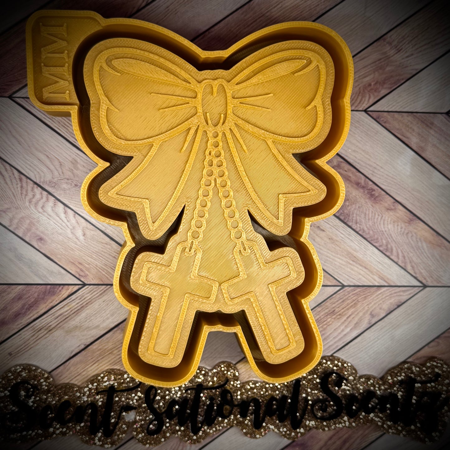 Bow w/Crosses mold(476)