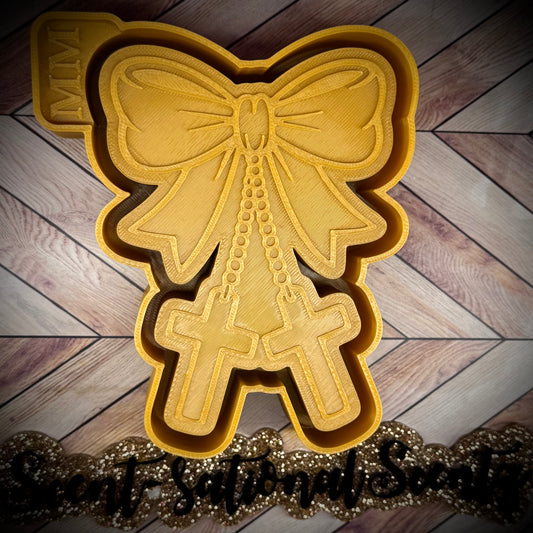 Bow w/Crosses mold(476)