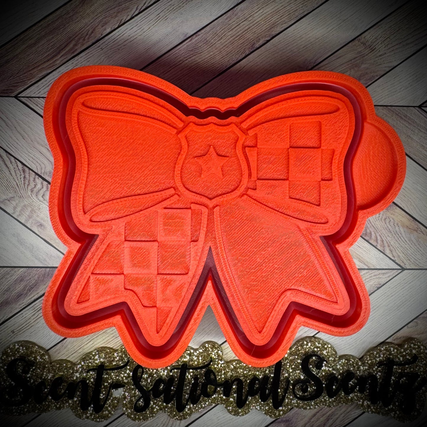 Police Badge Bow mold