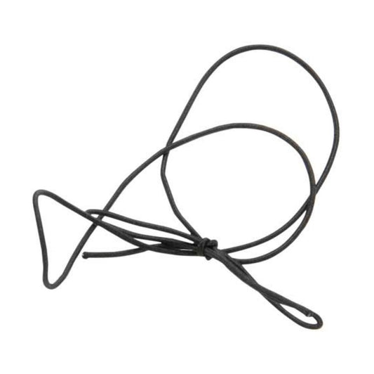 50ct 10” pre-cut black elastic string