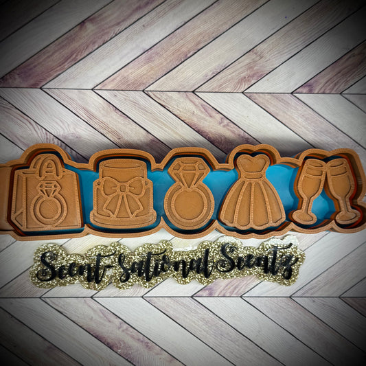 Wedding Freshie Charm Minis mold
