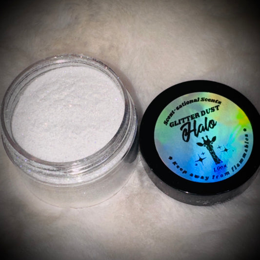 Halo glitter dust