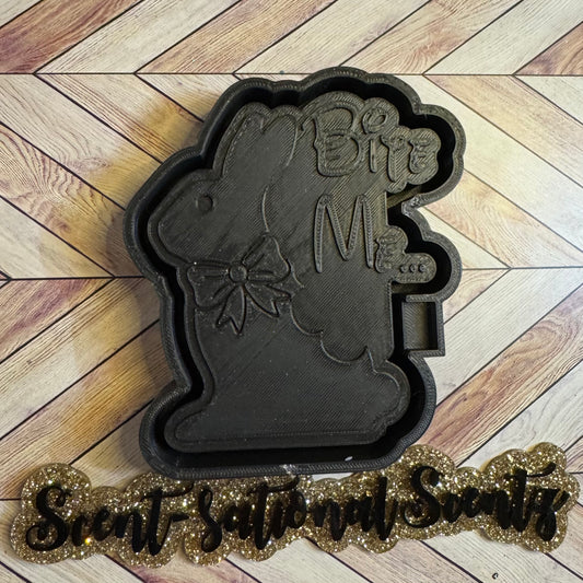 Bite Me Chocolate Bunny Freshie Mold