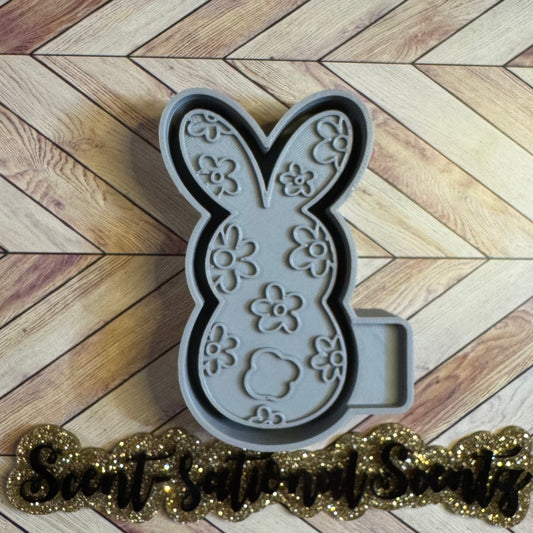 Flower Bunny Freshie Mold