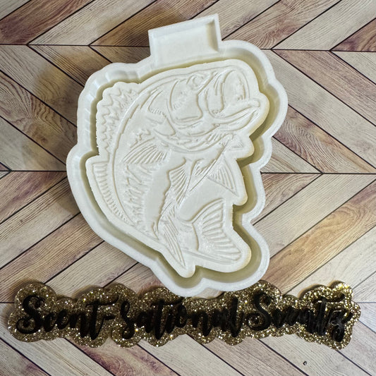 Bass Fish Freshie Mold