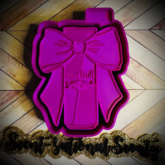 Red Bull Big Bow Freshie Mold(158)