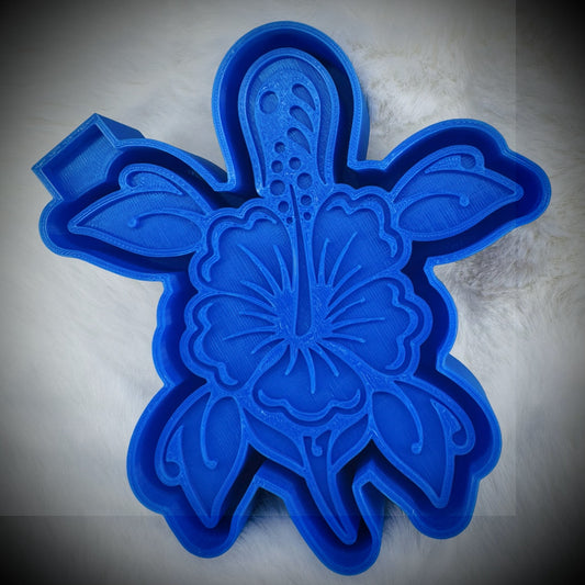 Turtle Hibiscus Freshie Mold